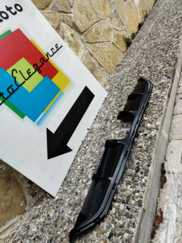 SMART FORTWO 451 2012-2015 REAR DIFFUSER SPOILER GLOSS BLACK .-.