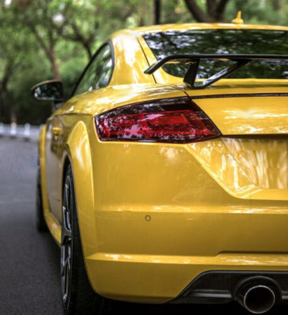 AUDI TT FV MK3 8S SPOILER POSTERIORE SUL COFANO LOOK TTS TTRS NERO LUCIDO AUTOELEGANCERICAMBI