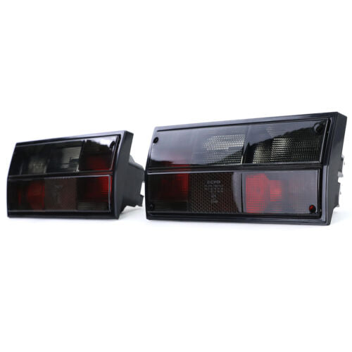 Coppia fanali posteriori nero fumè per VW Bus Box Transporter T3 79-92 AUTOELEGANCERICAMBI