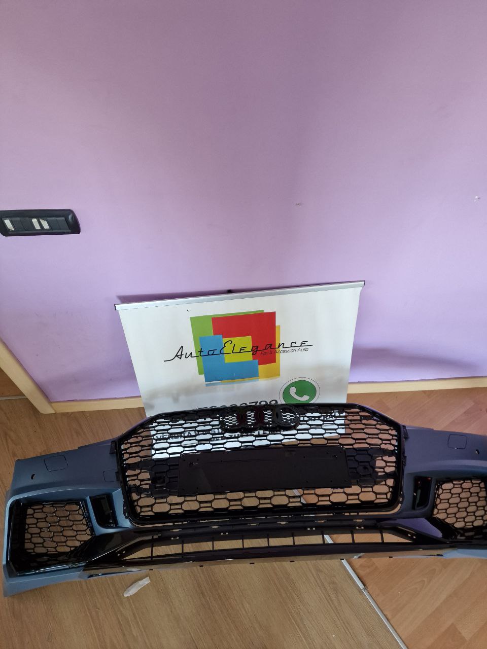 Front bumper suitable RS4 Audi A4 B9 8W Limousine Avant (2016-2018) quattro