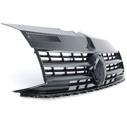 Glossy Black Radiator Grille Emblem for VW T6 Bus Transporter 15-19