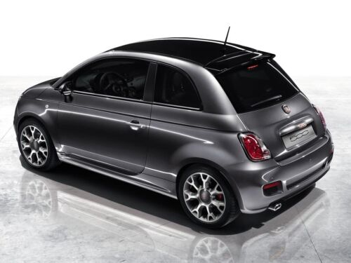 MINIGONNE LATERALI SOTTO PORTA SPORTIVI PER FIAT 500 LOOK TUNING VRT