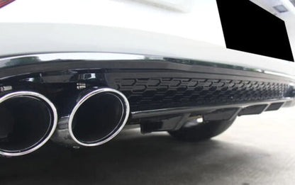 VW GOLF 7.5 2017- REAR DIFFUSER UNDER BUMPER FOUR TIP ABS BLACK