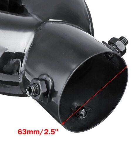 BMW SERIE 4 F32 F33 F36 TERMINALI DI SCARICO ACCIAIO INOX NERO LUCIDO M4 AUTOELEGANCERICAMBI