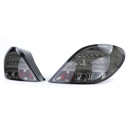 LED Rear Lights Lightbar Clear Glass Black for Peugeot 207 from 06