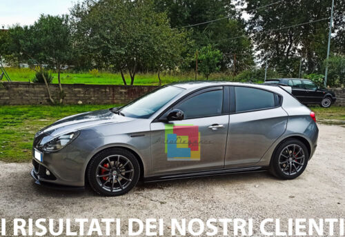MINIGONNE LATERALI + FLAPS SOTTO MINIGONNE PER ALFA ROMEO GIULIETTA ABS