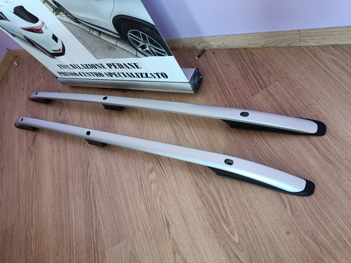 BARRE SUL TETTO MANCORRENTI PER RANGE ROVER SPORT L494 2013+ SATINATI 0215 AUTOELEGANCERICAMBI