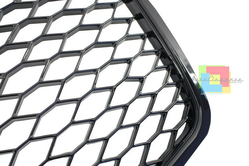FRONT GRILLE GLOSS BLACK AUDI A4 B7 2004-2007 AVANT SEDAN RS4 CALANDRA