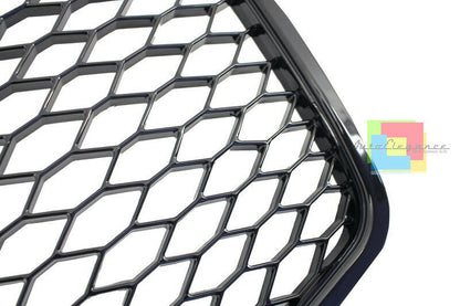 FRONT GRILLE GLOSS BLACK AUDI A4 B7 2004-2007 AVANT SEDAN RS4 CALANDRA