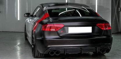 DIFFUSORE POSTERIORE SOTTO PARAURTI AUDI A5 SPORTBACK 2012-2015 ESTRATTORE SLINE