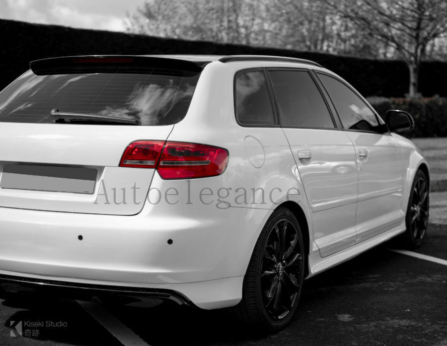 AUDI A3 8P SPORTBACK 05 al 08 DIFFUSORE POSTERIORE S3 CON TERMINALI SCARICO AUTOELEGANCERICAMBI