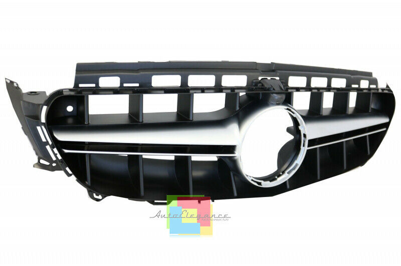 GRIGLIA ANTERIORE MERCEDES CLASSE E W213 2016+ PROFILO SATINATO MASCHERINA -