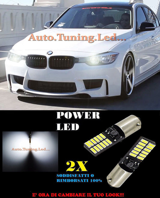 BMW SERIE 3 F30 F31 2013+ LUCI POSIZIONE 24 LED BIANCO H6W BA9S SUPER QUALITA AUTOELEGANCERICAMBI