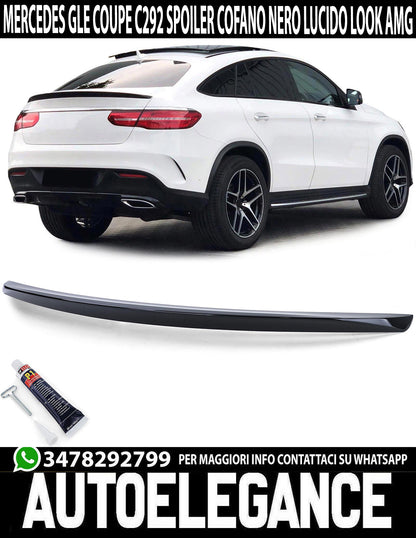 MERCEDES GLE COUPE REAR BONNET SPOILER AMG ABS GLOSS BLACK AMG
