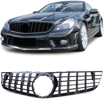 GRIGLIA ANTERIORE MERCEDES SL R230 2008-2011 CALANDRA AMG PANAMERICA NERA
