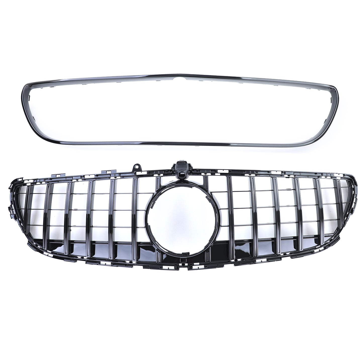 FRONT GRILLE MERCEDES CLS W218 2015-2018 LIFT MASK BLACK PROFILES AMG