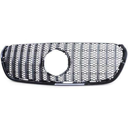 GRIGLIA ANTERIORE MERCEDES CLASSE X W470 2017-2020 MASCHERINA PROFILI SATINATI