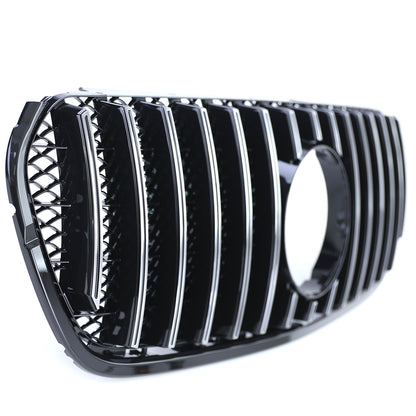 GRIGLIA ANTERIORE MERCEDES CLASSE X W470 2017-2020 MASCHERINA PROFILI SATINATI