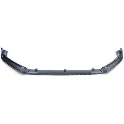 VW POLO 6C 2014-2017 FRONT BUMPER SPLASH BLADE ABS SPLITTER CARBON LOOK