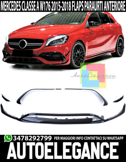 MERCEDES CLASSE A W176 2015-2018 SPLITTER PER PARAURTI ANTERIORE AMG A45