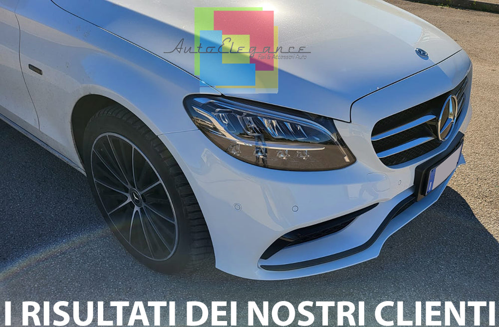 MERCEDES C W205 S205 C205 2020+ LIFT PARAURTI ANTERIORE AMG C63 ABS PROFILO NERO