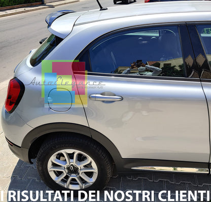 FIAT 500X ADDITIONAL REAR ROOF SPOILER WING LOW SPOILER GLOSSY BLACK