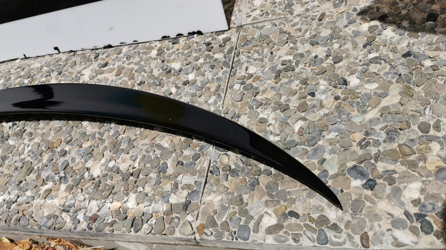 MERCEDES C-CLASS W205 GLOSS BLACK REAR HOOD SPOILER AMG