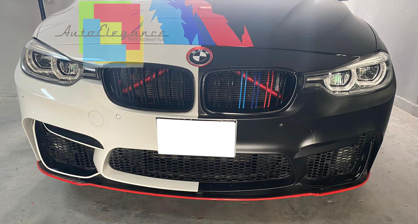BMW SERIE 3 F30 F31 2011-2017 SPLITTER SPOILER SOTTO PARAURTI ANTERIORE ABS AUTOELEGANCERICAMBI