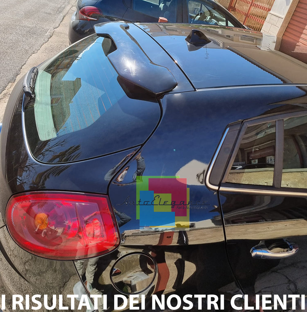 FIAT BRAVO II 2007-2016 SPOILER POSTERIORE SUL TETTO LOOK SPORT NERO LUCIDO 0007