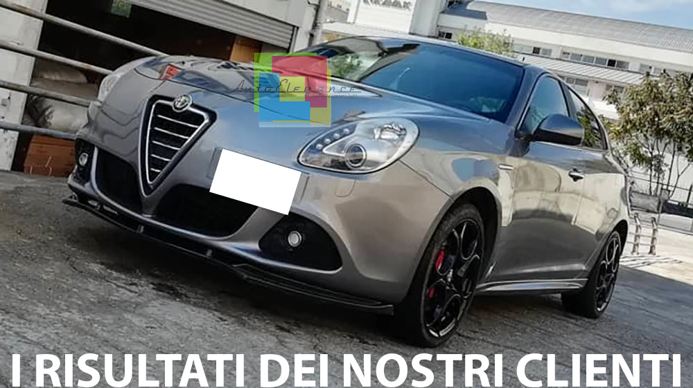 MINIGONNE LATERALI PER ALFA ROMEO GIULIETTA SOTTO PORTA SPORTIVE ABS / PLASTIC -