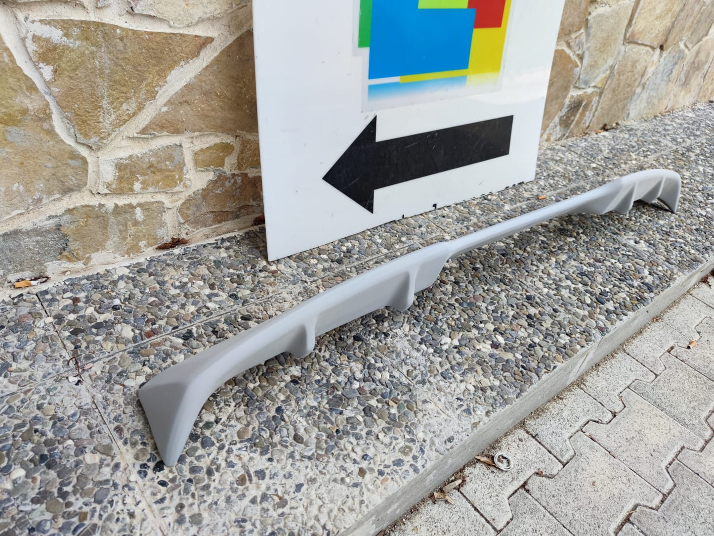 FORD TRANSIT TOURNEO CUSTOM 2012+ SPOILER SUL TETTO LOOK SPORTIVO