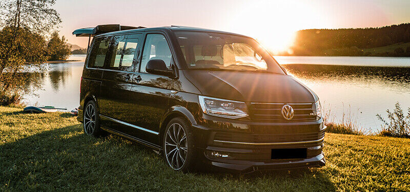 SOTTO PARAURTI VW T6 2015 IN POI ANTERIORE LOOK SPORTIVO ABT .-