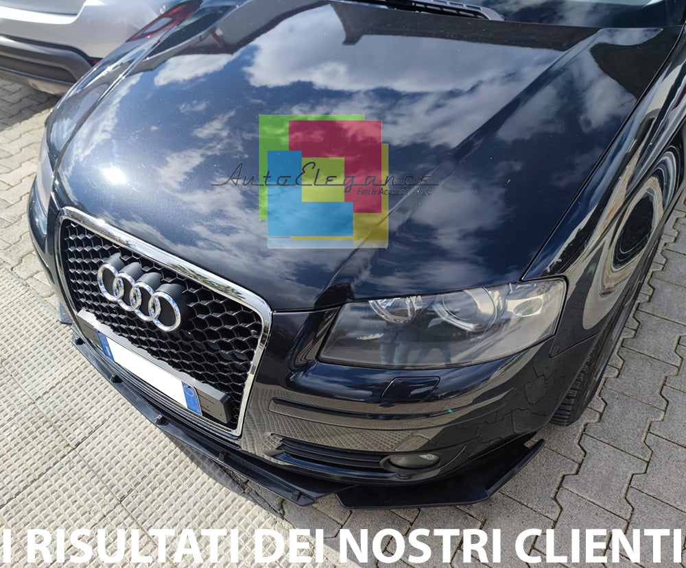 AUDI A3 8P 2004-2009 FRONT BUMPER SPOILER ABS SPLITTER BLADE