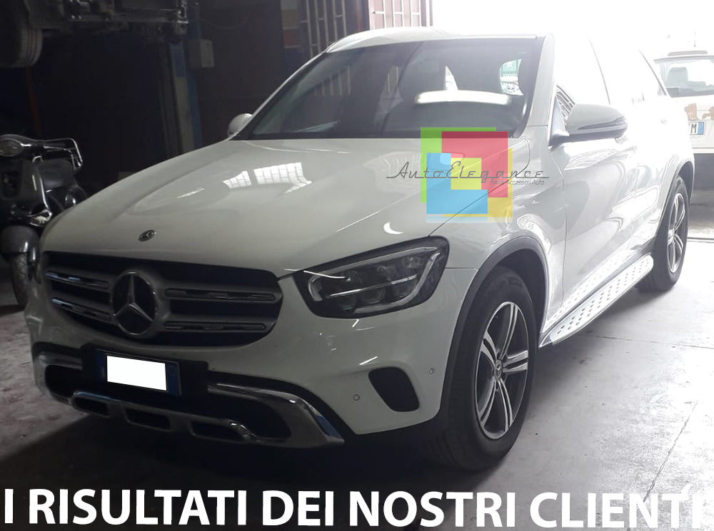 PEDANE LATERALI MERCEDES GLC X253 SUV LIFT 2019+ SOTTOPORTA SPORTIVO AMG