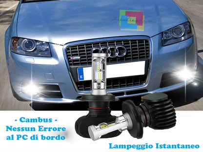 LAMPADE FENDINEBBIA LAMPEGGIO ISTANTANEO LED AUDI A3 8P 2003-2008 6000K CREE