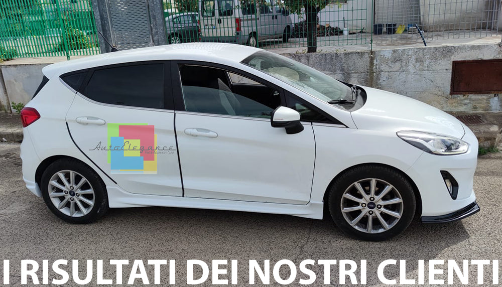FORD FIESTA VII 2018+ MINIGONNE LATERALI LOOK SOTTO PORTA ZETEC ST IN ABS