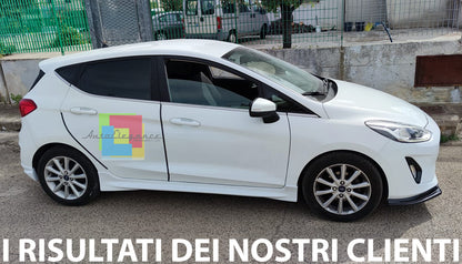 FORD FIESTA VII 2018+ MINIGONNE LATERALI LOOK SOTTO PORTA ZETEC ST IN ABS
