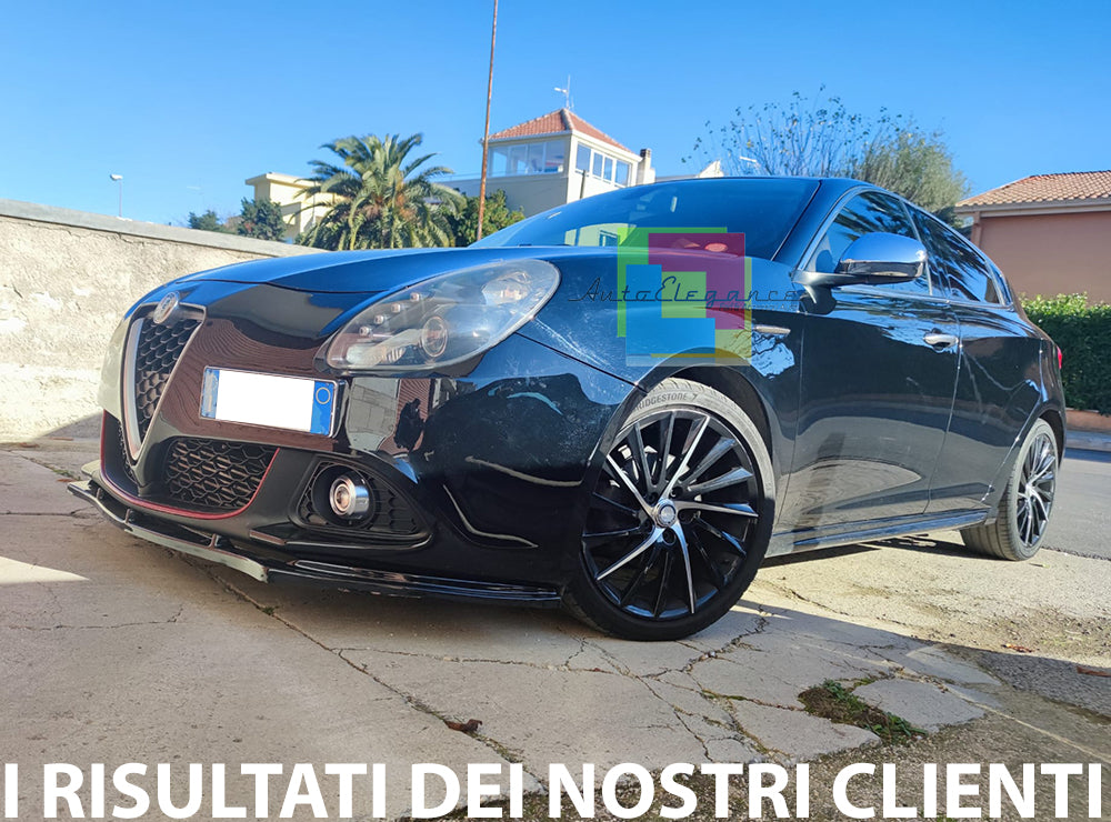 SPLITTER PER ALFA ROMEO GIULIETTA 2010+ LIP SPOILER SOTTO PARAURTI ANT