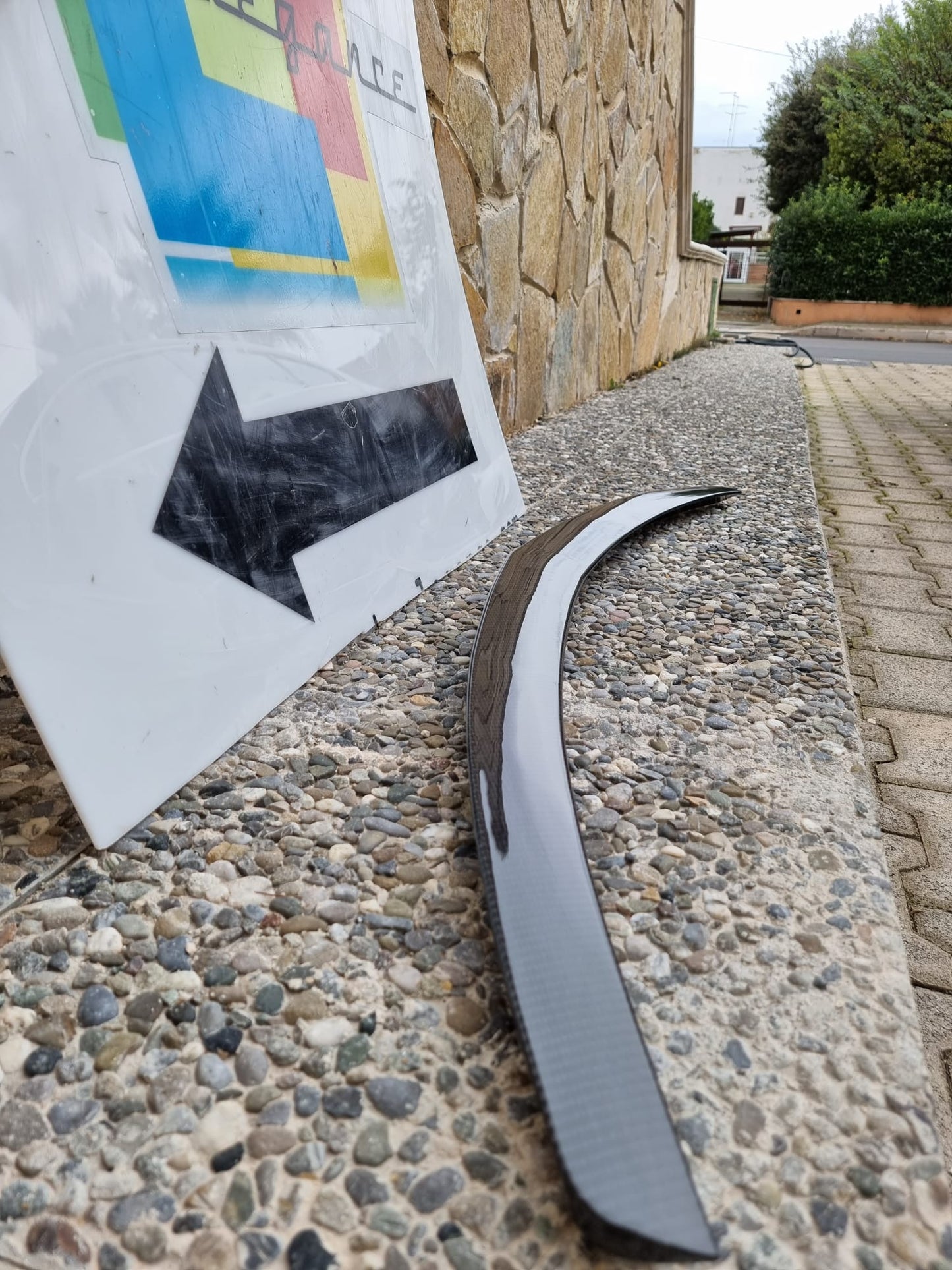 MERCEDES CLASSE E C207 W207 SPOILER POSTERIORE SUL COFANO AMG CARBON LOOK