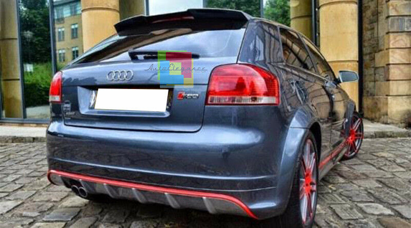 ALETTONE SUL TETTO RS3 - AUDI A3 8P 3 PORTE 03-12 SPOILER POSTERIORE AUTOELEGANCERICAMBI