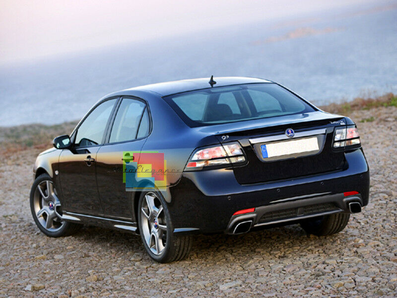 DIFFUSER FOR SAAB 93 9-3 FROM 2008+ REAR UNDER BUMPER TURBO X LOOK -