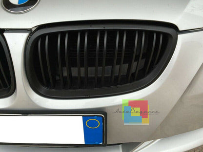 GRIGLIA ANTERIORE DOPPIA FASCIA NERA BMW SERIE 3 E92 E93 COUPE CABRIO - LOOK M3