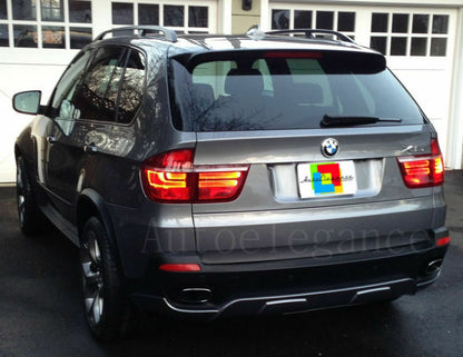 COPPIA TERMINALI DI SCARICO BMW X5 E70 DAL 2007 IN POI ACCIAIO INOX CROMATO .- AUTOELEGANCERICAMBI