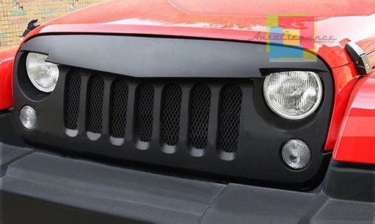 OPCAO BLACK FRONT GRILLE GRILLE Jeep Wrangler JK &amp; Rubicon JK 2007-2017