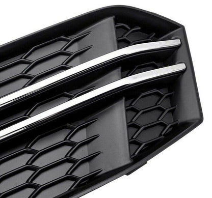 AUDI A4 B9 2015+ GRIGLIE FENDINEBBIA NIDO D'APE RS4 PARAURTI SLINE PROFILI CROM AUTOELEGANCERICAMBI