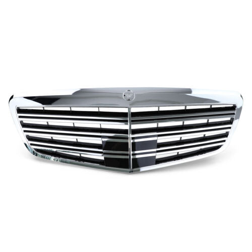 Chrome Sport Radiator Grille for Mercedes S-Class W221 without Distronic 09-13 