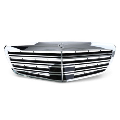 Chrome Sport Radiator Grille for Mercedes S-Class W221 without Distronic 09-13 