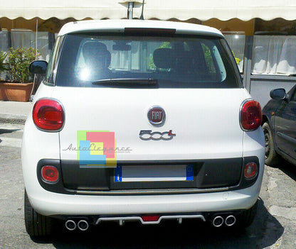 FIAT 500L DIFFUSORE POSTERIORE SOTTO PARAURTI QUATTRO TERMINALI ABS