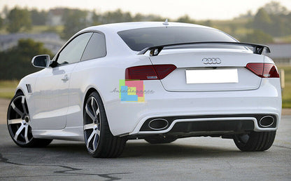 AUDI A5 COUPE 2007-2011 SPOILER DIFFUSORE RS5 POSTERIORE SOLO PER PARAURTI SLINE AUTOELEGANCERICAMBI