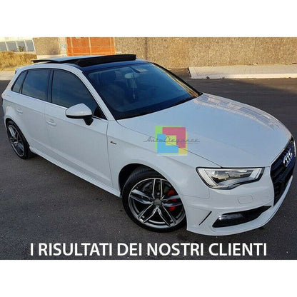 PARAURTI ANTERIORE SLINE - AUDI A3 8V 2012 AL 2016 BERLINA SPORTBACK IN ABS